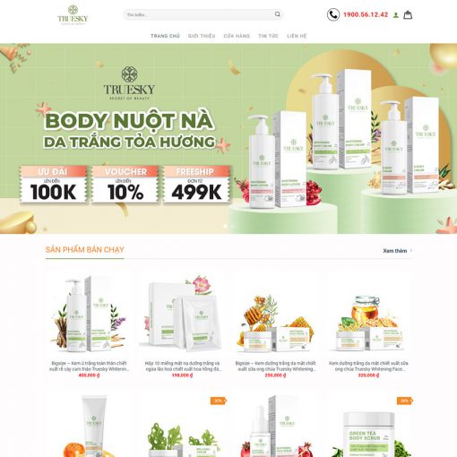Theme wordpress mỹ phẩm 14