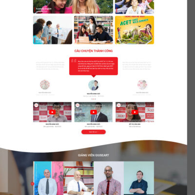 Theme wordpress sạch Anh ngữ #MTWP.anhngu00