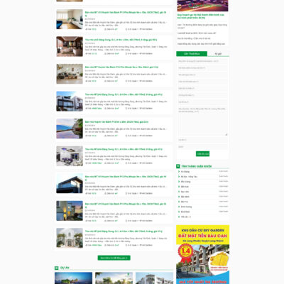 Theme wordpress sạch Bất động sản #MTWP.bds19