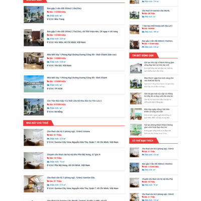 Theme wordpress sạch Bất động sản #MTWP.bds28