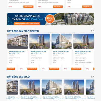 Theme wordpress sạch Bất động sản #MTWP.bds30