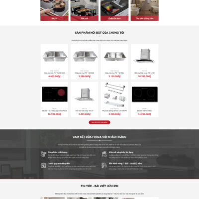 Theme wordpress sạch Bếp từ #MTWP.beptu00