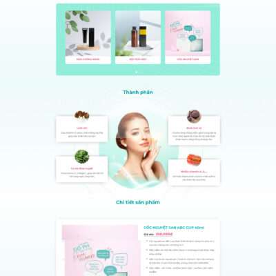 Theme wordpress sạch Bộ mỹ phẩm nữ #MTWP.bomyphamnu00