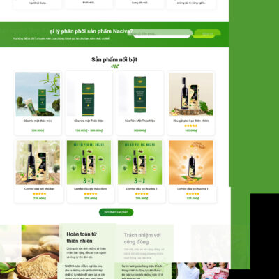 Theme wordpress sạch Dầu gội đầu #MTWP.daugoidau00