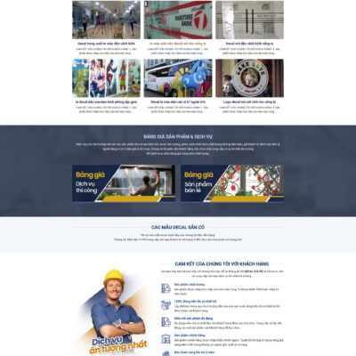 Theme wordpress sạch Decal #MTWP.decal00