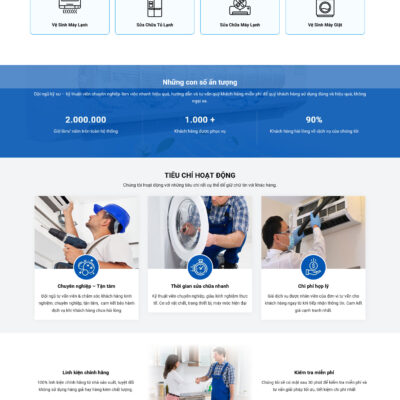 Theme wordpress sạch Điện lạnh #MTWP.dienlanh00