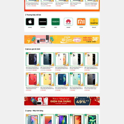 Theme wordpress sạch Điện máy #MTWP.dienmay05