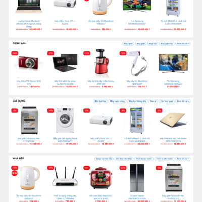 Theme wordpress sạch Điện máy #MTWP.dienmay07