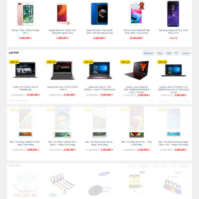 Theme wordpress sạch Điện máy Xanh #MTWP.dienmayxanh00