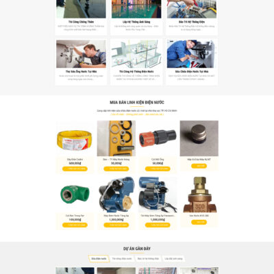 Theme wordpress sạch Điện nước #MTWP.diennuoc00