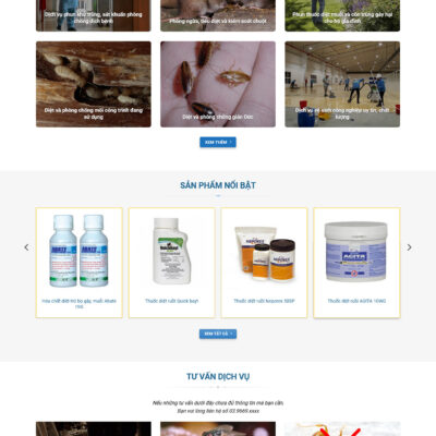 Theme wordpress sạch Diệt côn trùng #MTWP.dietcontrung00