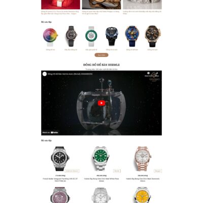 Theme wordpress sạch Đồng hồ #MTWP.dongho02