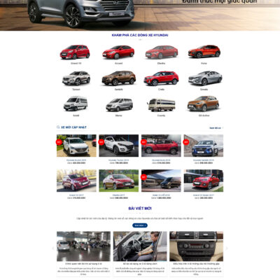 Theme wordpress sạch Hyundai #MTWP.hyundai03
