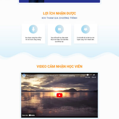 Theme wordpress sạch Khóa học #MTWP.khoahoc02