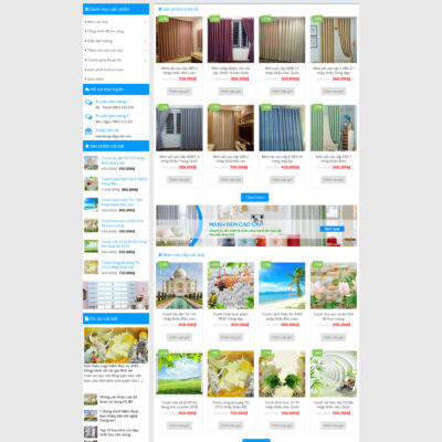 Theme wordpress sạch Mành rèm #MTWP.manhrem00
