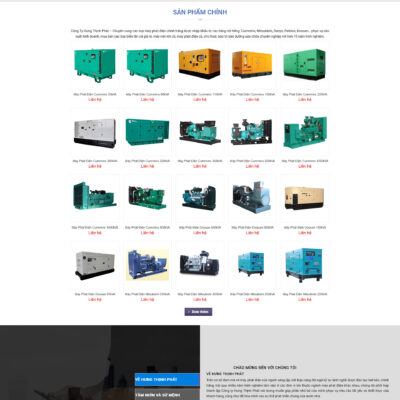 Theme wordpress sạch Máy phát điện #MTWP.mayphatdien00