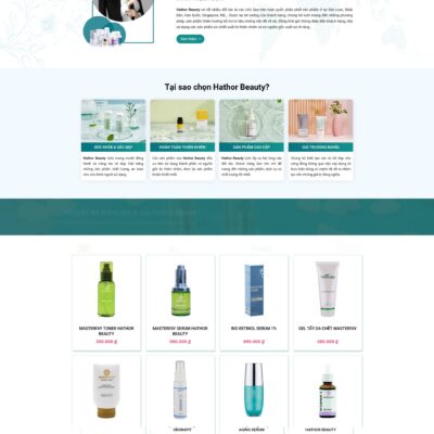 Theme wordpress sạch Mỹ phẩm #MTWP.mypham02