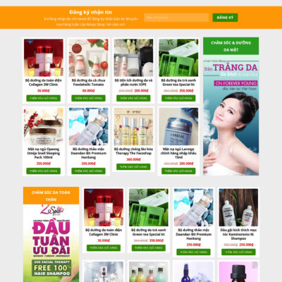 Theme wordpress sạch Mỹ phẩm #MTWP.mypham03