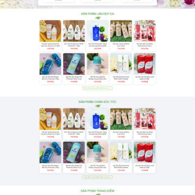 Theme wordpress sạch Mỹ phẩm #MTWP.mypham06