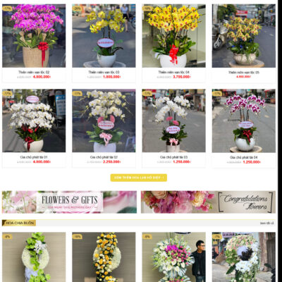 Theme wordpress sạch Shop hoa #MTWP.shophoa01