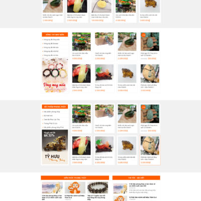 Theme wordpress sạch Shop phong thủy #MTWP.shopphongthuy00