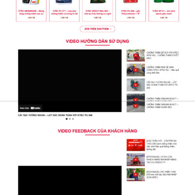 Theme wordpress sạch Sơn nước #MTWP.sonnuoc00