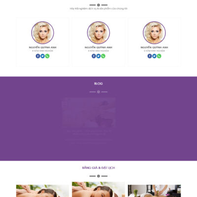 Theme wordpress sạch Spa #MTWP.spa06