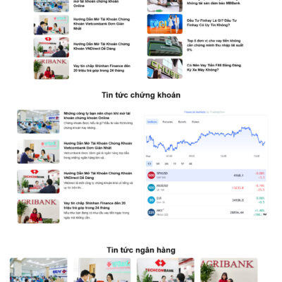 Theme wordpress sạch Tài chính #MTWP.taichinh01