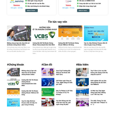 Theme wordpress sạch Tài chính #MTWP.taichinh02