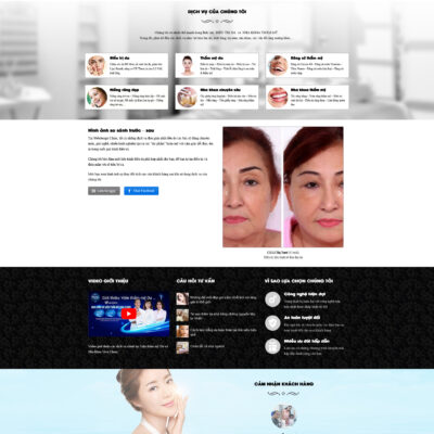 Theme wordpress sạch Thẩm mỹ viện #MTWP.thammyvien00