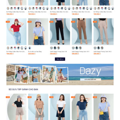 Theme wordpress sạch Thời trang #MTWP.thoitrang06