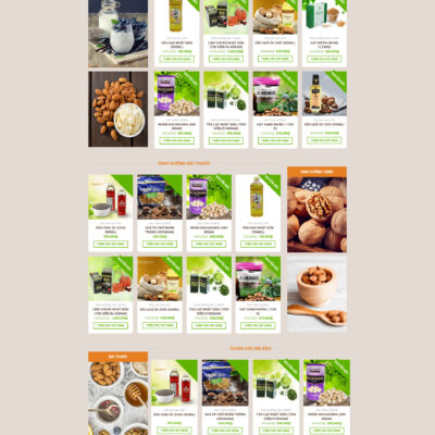 Theme wordpress sạch Thực phẩm #MTWP.thucpham10