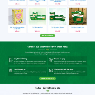 Theme wordpress sạch Thực phẩm #MTWP.thucpham15