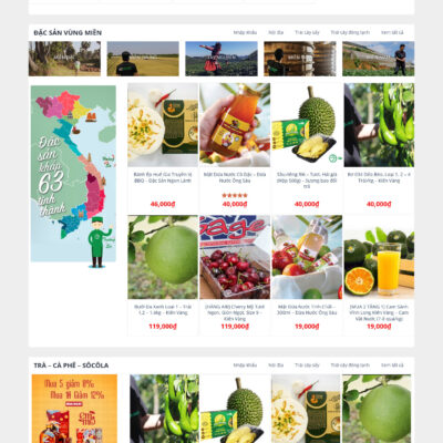 Theme wordpress sạch Thực phẩm #MTWP.thucpham18