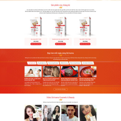 Theme wordpress sạch Thực phẩm #MTWP.thucpham09