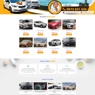 Theme wordpress sạch Thuê xe #MTWP.thuexe00