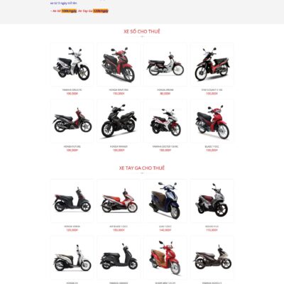 Theme wordpress sạch Thuê xe #MTWP.thuexe02