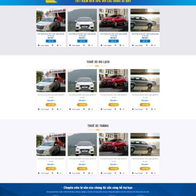 Theme wordpress sạch Thuê xe #MTWP.thuexe05