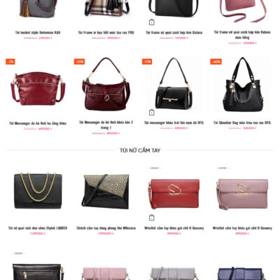 Theme wordpress sạch Túi xách #MTWP.tuixach00