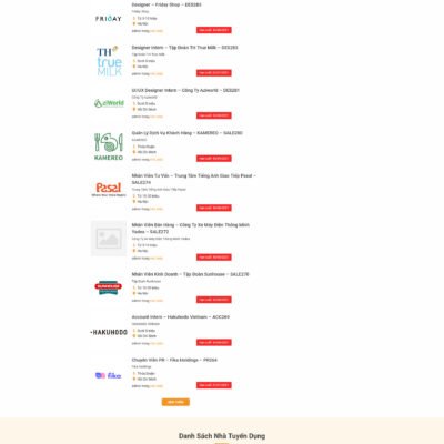 Theme wordpress sạch Tuyển dụng #MTWP.tuyendung02