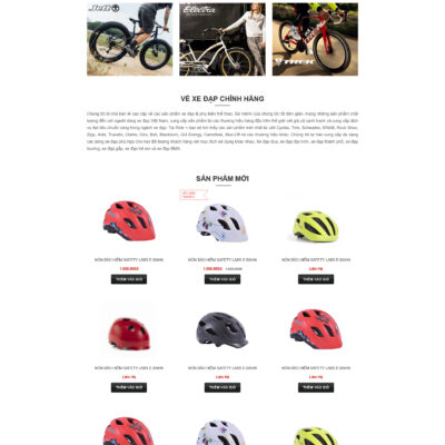 Theme wordpress sạch Xe đạp #MTWP.xedap02