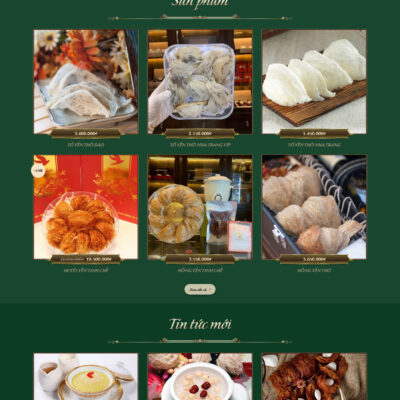 Theme wordpress sạch Yến sào #MTWP.yensao02